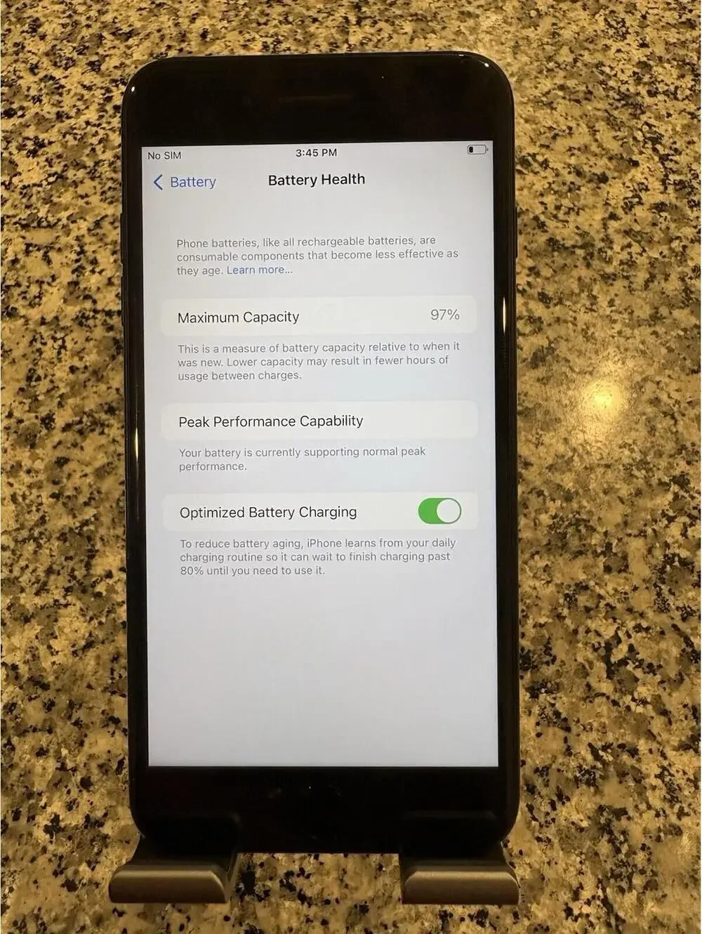 Apple iPhone 7 Plus - 32 GB - Black(Unlocked) Battery Health 97% F
